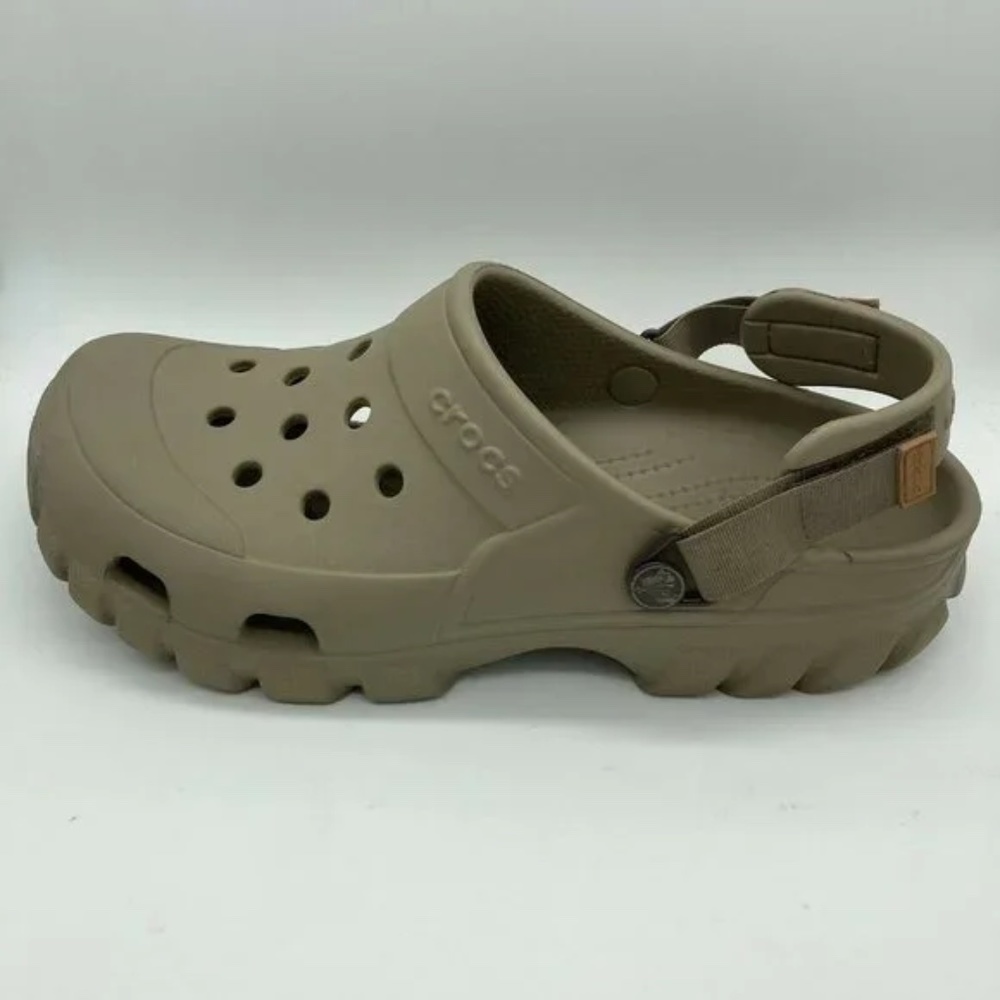 Crocs Off Road Mens 10 Tan Brown Womens 12